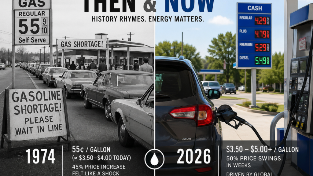 Then & Now History Rhymes. energy matters.
